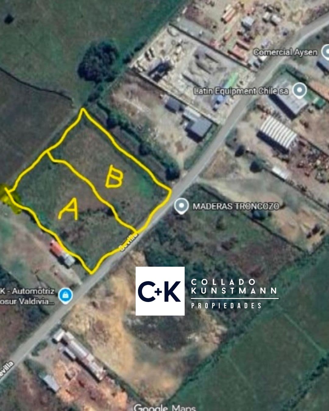 Sitio en Barrio Industrial, Las Animas, Valdivia